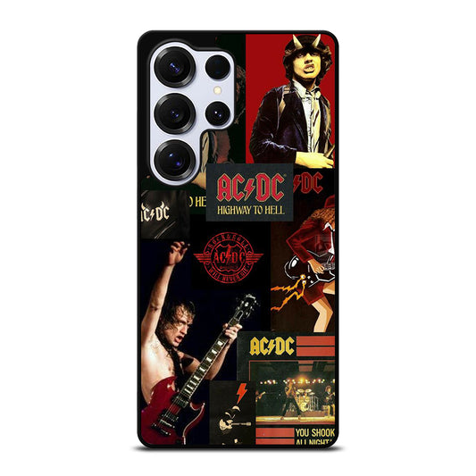ACDC ROCK BAND COLLAGE Samsung Galaxy S25 Ultra Case Cover
