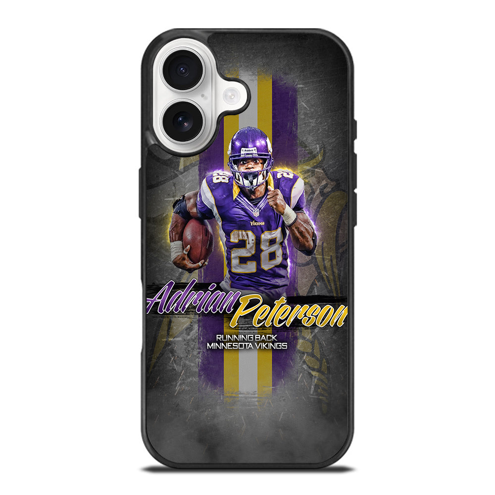 ADRIAN PETERSON 28 FOOTBALL iPhone 17 Case Cover