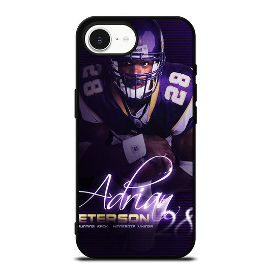 ADRIAN PETERSON FOOTBALL PLAYER iPhone 16e Case Cover