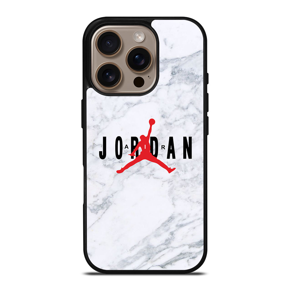AIR JORDAN MARBLE LOGO iPhone 16 Pro Case Cover