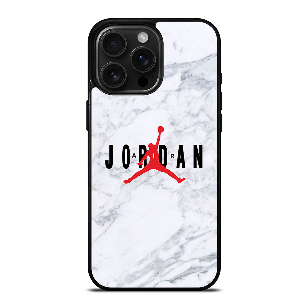 AIR JORDAN MARBLE LOGO iPhone 16 Pro Max Case Cover