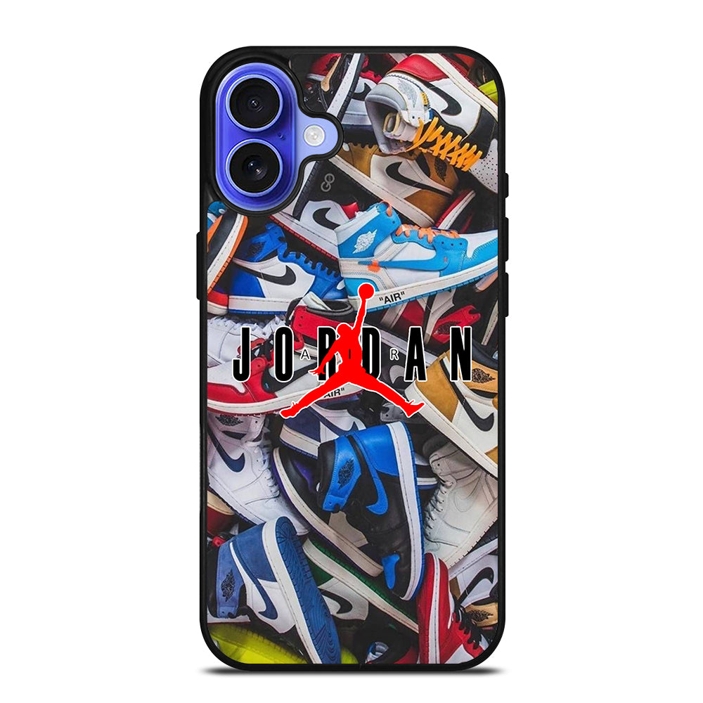 AIR JORDAN SHOES PATTERN LOGO iPhone 16 Case Cover