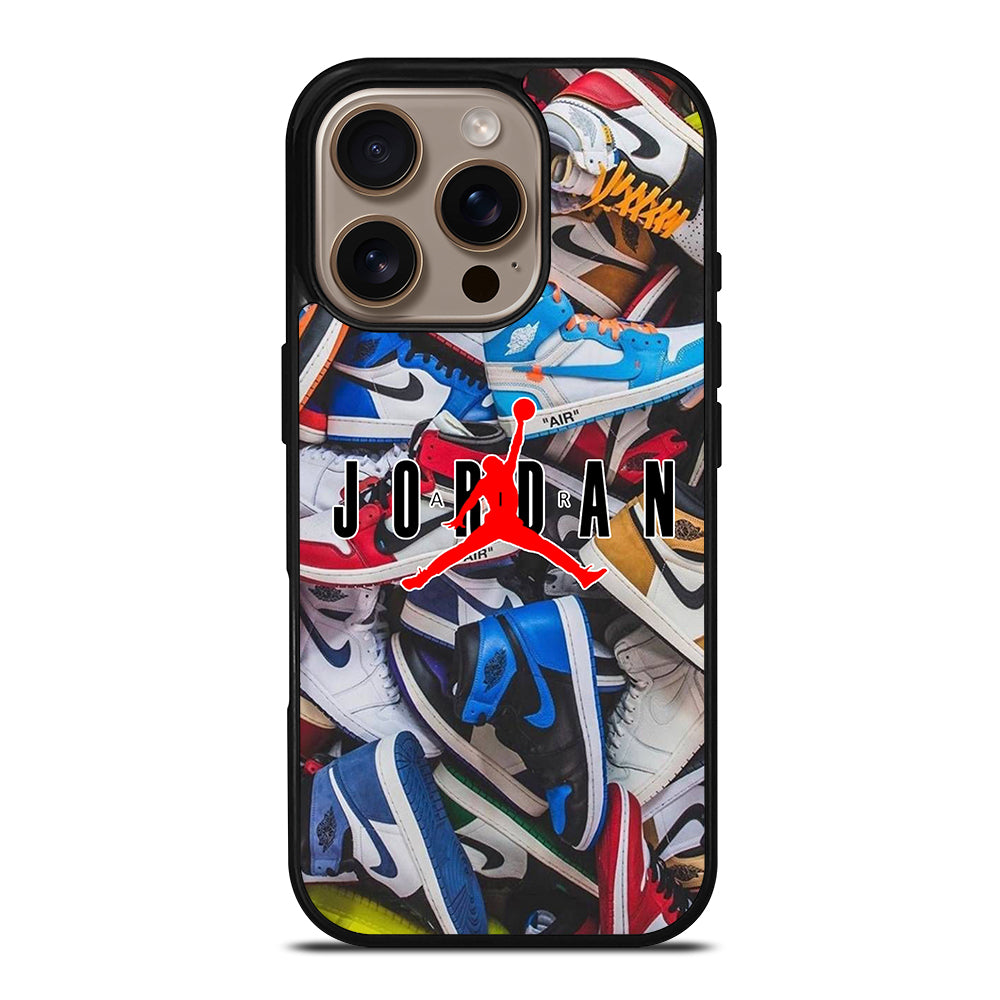 AIR JORDAN SHOES PATTERN LOGO iPhone 16 Pro Case Cover