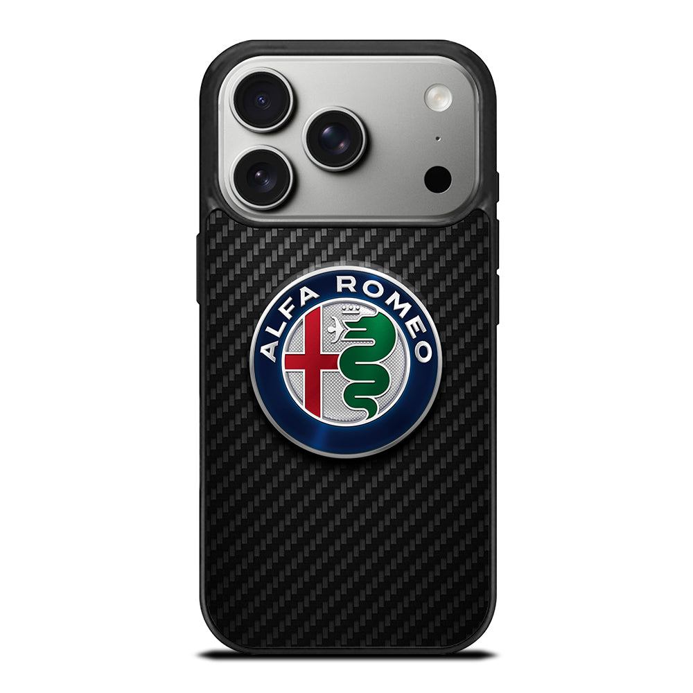 ALFA ROMEO CARBON EMBLEM iPhone 17 Pro Case Cover