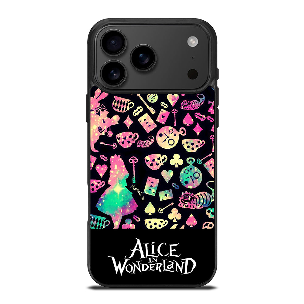 ALICE IN WONDERLAND PATTERN iPhone 17 Pro Max Case Cover