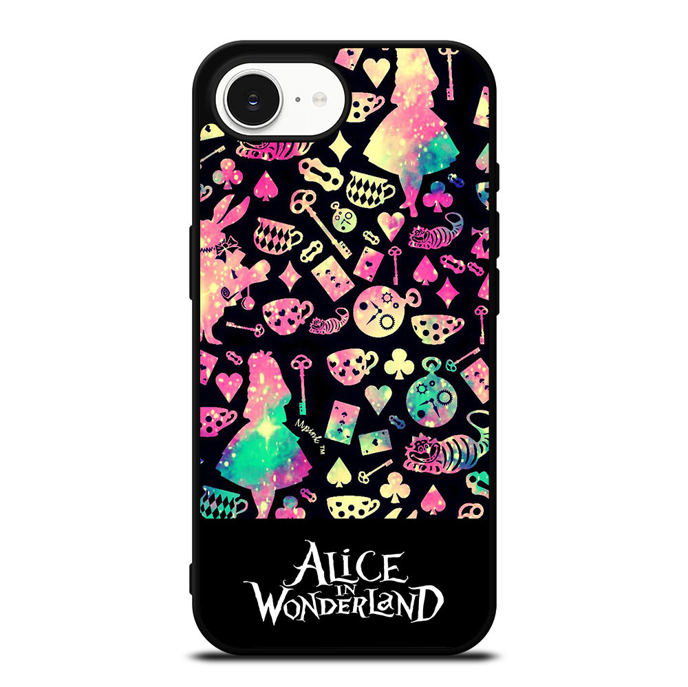 ALICE IN WONDERLAND PATTERN iPhone 16e Case Cover