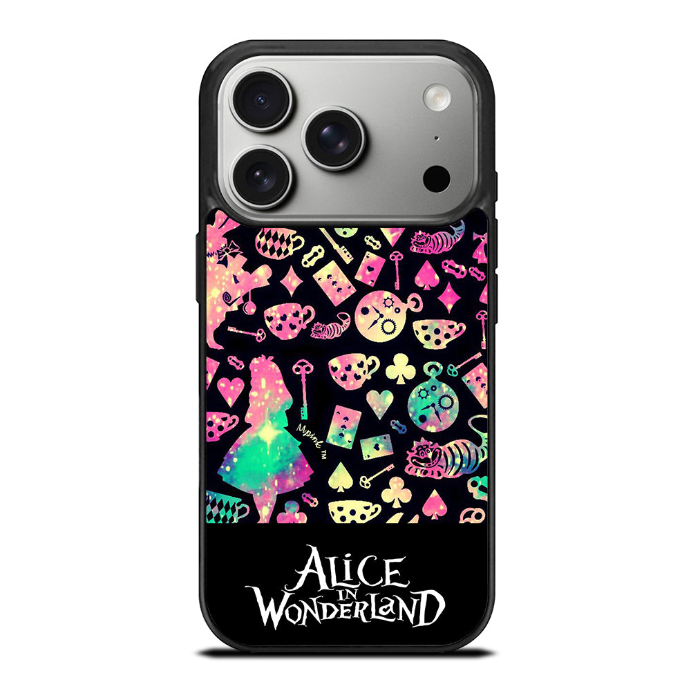 ALICE IN WONDERLAND PATTERN iPhone 17 Pro Case Cover