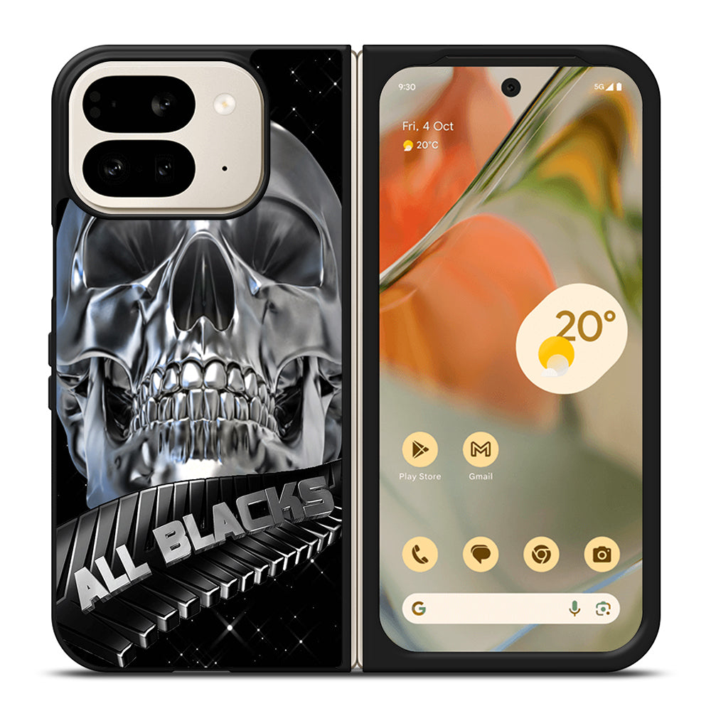 ALL BLACKS NEW ZEALAND RUGBY SKULL Google Pixel 9 Pro Fold Case Cover
