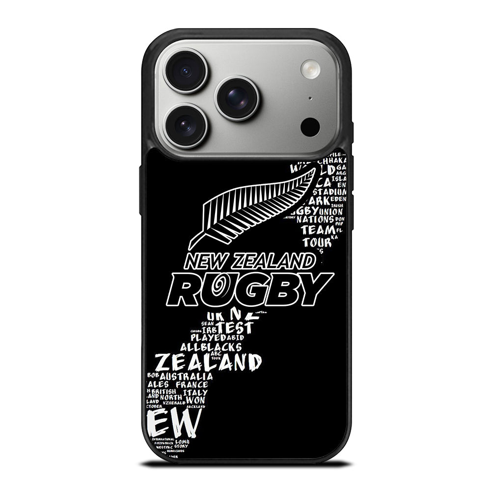 ALL BLACKS NEW ZEALAND RUGBY TEAM 2 iPhone 17 Pro Case Cover