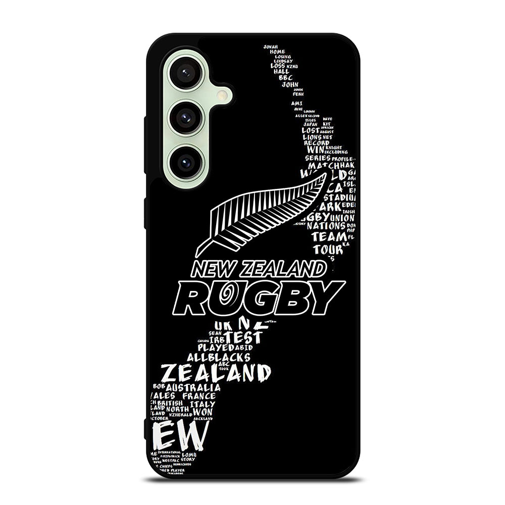 ALL BLACKS NEW ZEALAND RUGBY TEAM 2 Samsung Galaxy S24 FE Case Cover