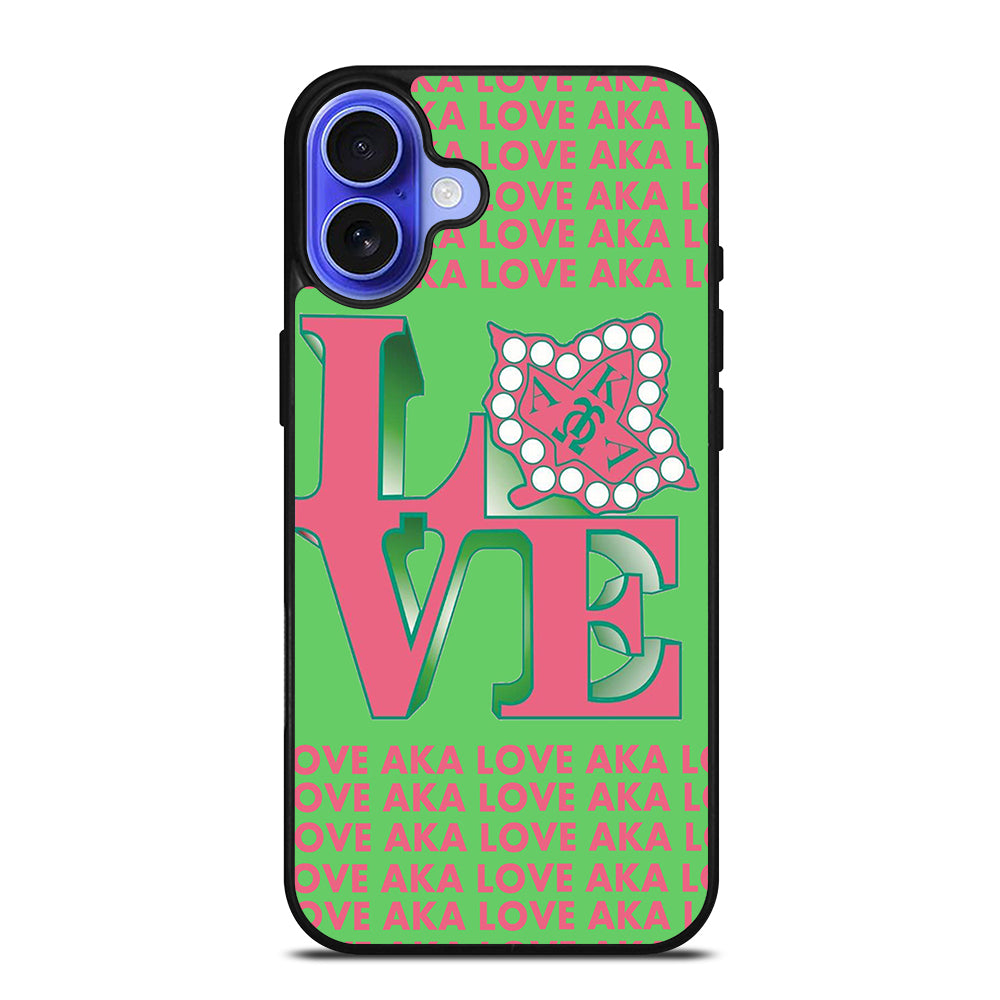 ALPHA KAPPA ALPHA LOVE iPhone 16 Case Cover