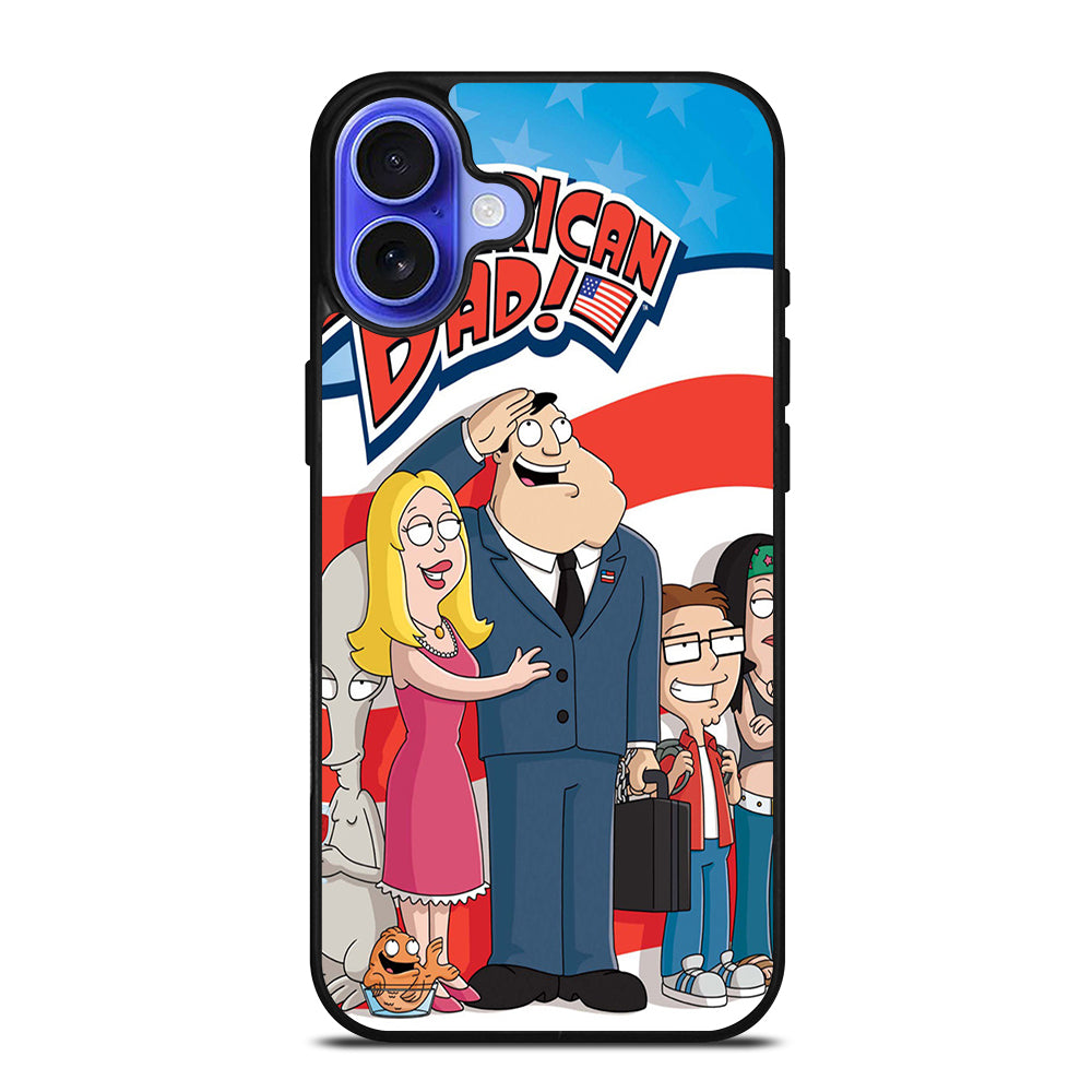 AMERICAN DAD CARTOON SERIES iPhone 16 Case Cover