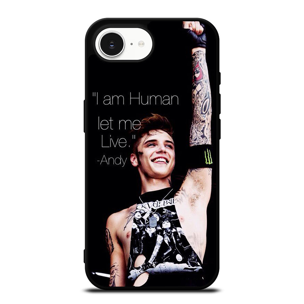 ANDY BIERSACK BLACK VEIL BRIDES QUOTE iPhone 16e Case Cover