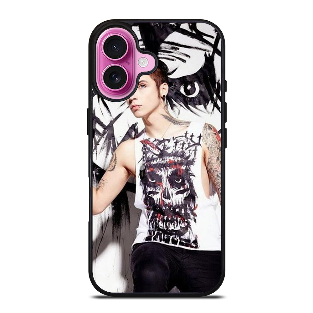 ANDY BIERSACK BLACK VEIL BRIDES iPhone 16 Plus Case Cover