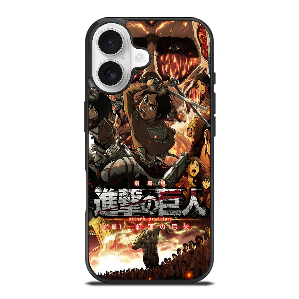 ANIME ATTACK ON TITAN CHARACTER iPhone 17 Case Cover