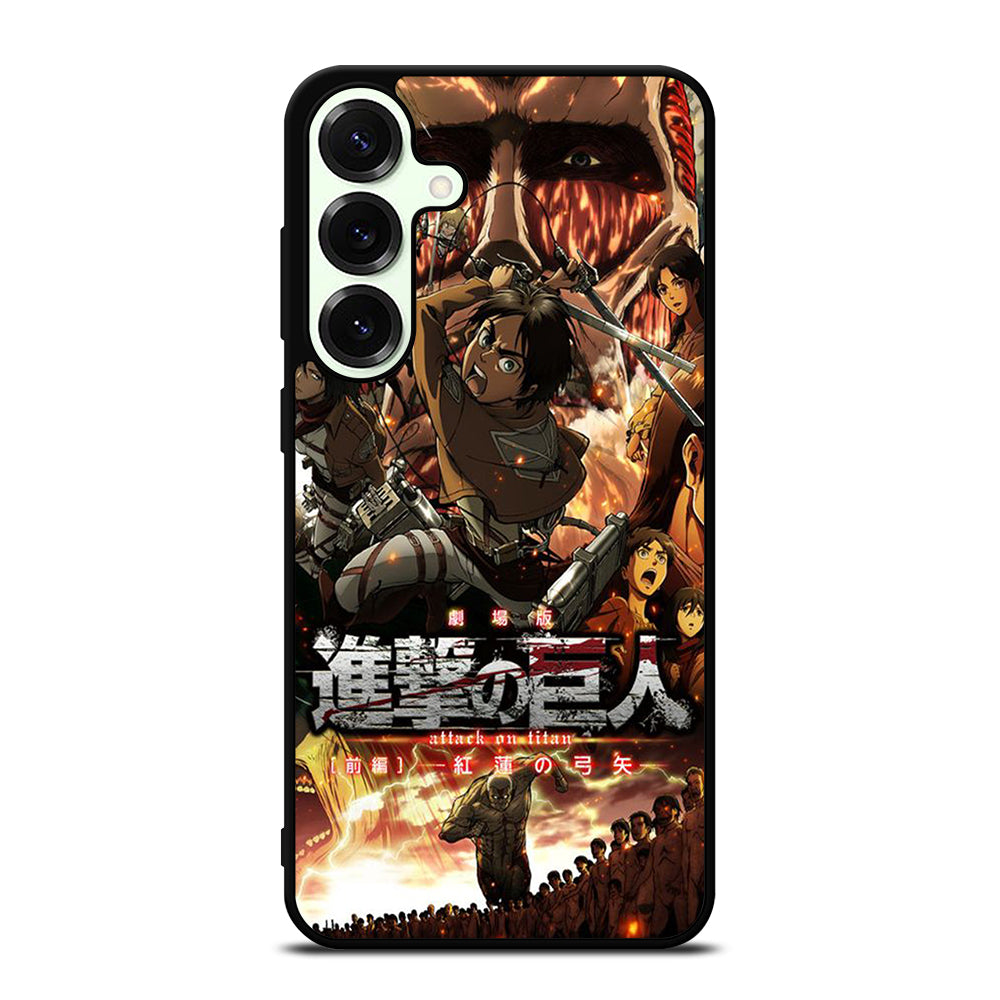 ANIME ATTACK ON TITAN CHARACTER Samsung Galaxy S25 Plus Case Cover