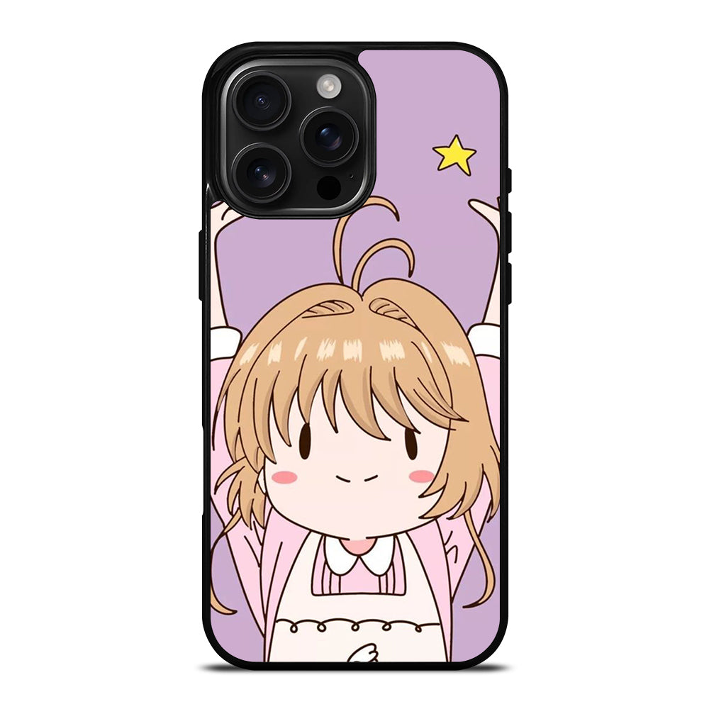ANIME CARDCAPTOR SAKURA CUTE iPhone 16 Pro Max Case Cover