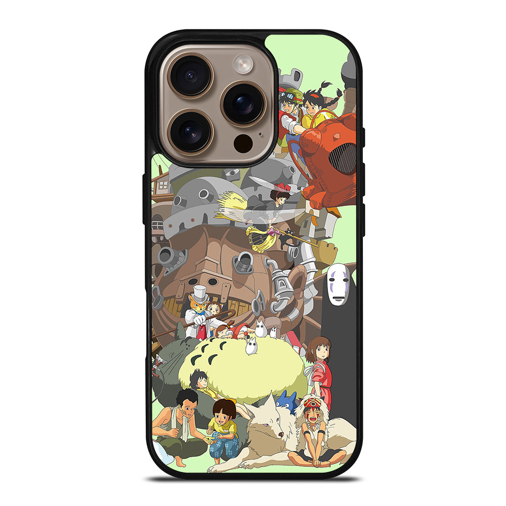 ANIME STUDIO GHIBLI ALL CARACTER iPhone 16 Pro Case Cover casecentro ANIME STUDIO GHIBLI ALL CARACTER iPhone 16 Pro Case Cover casecentro