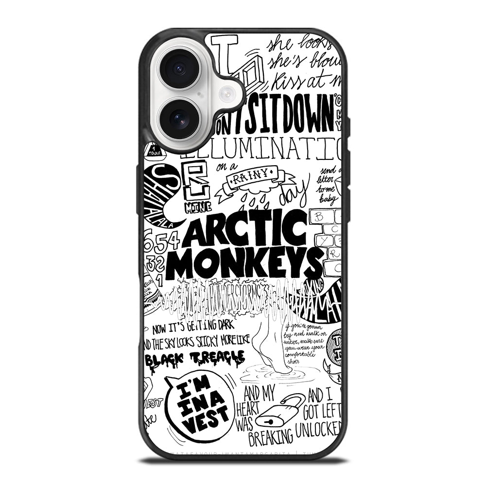 ARCTIC MONKEYS LYRIC iPhone 17 Case Cover