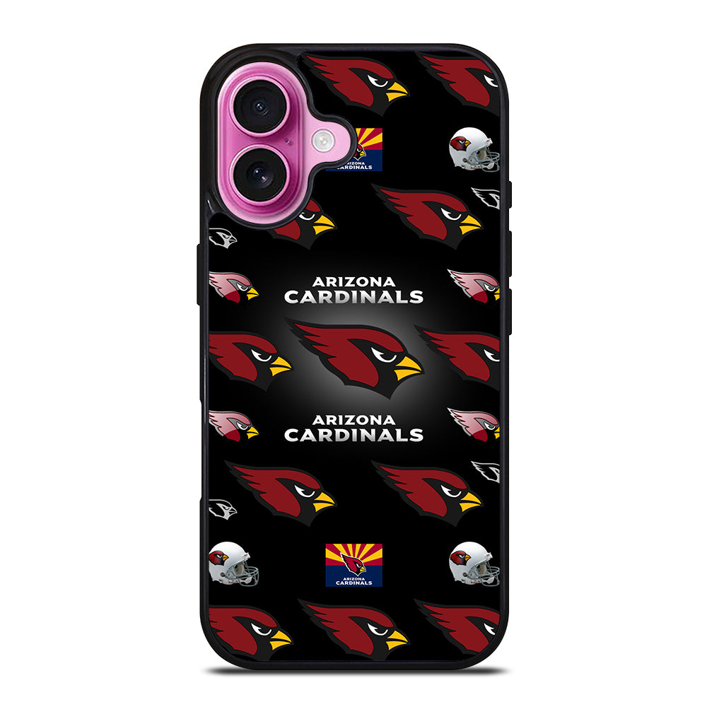 ARIZONA CARDINALS PATTERN LOGO iPhone 16 Plus Case Cover