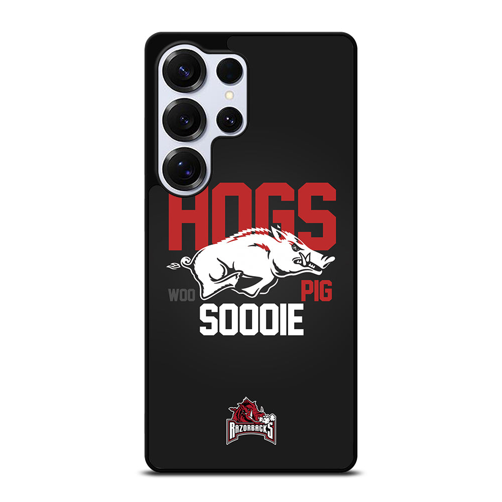 ARKANSAS RAZORBACKS HOGS WOO PIG SOODIE Samsung Galaxy S25 Ultra Case Cover