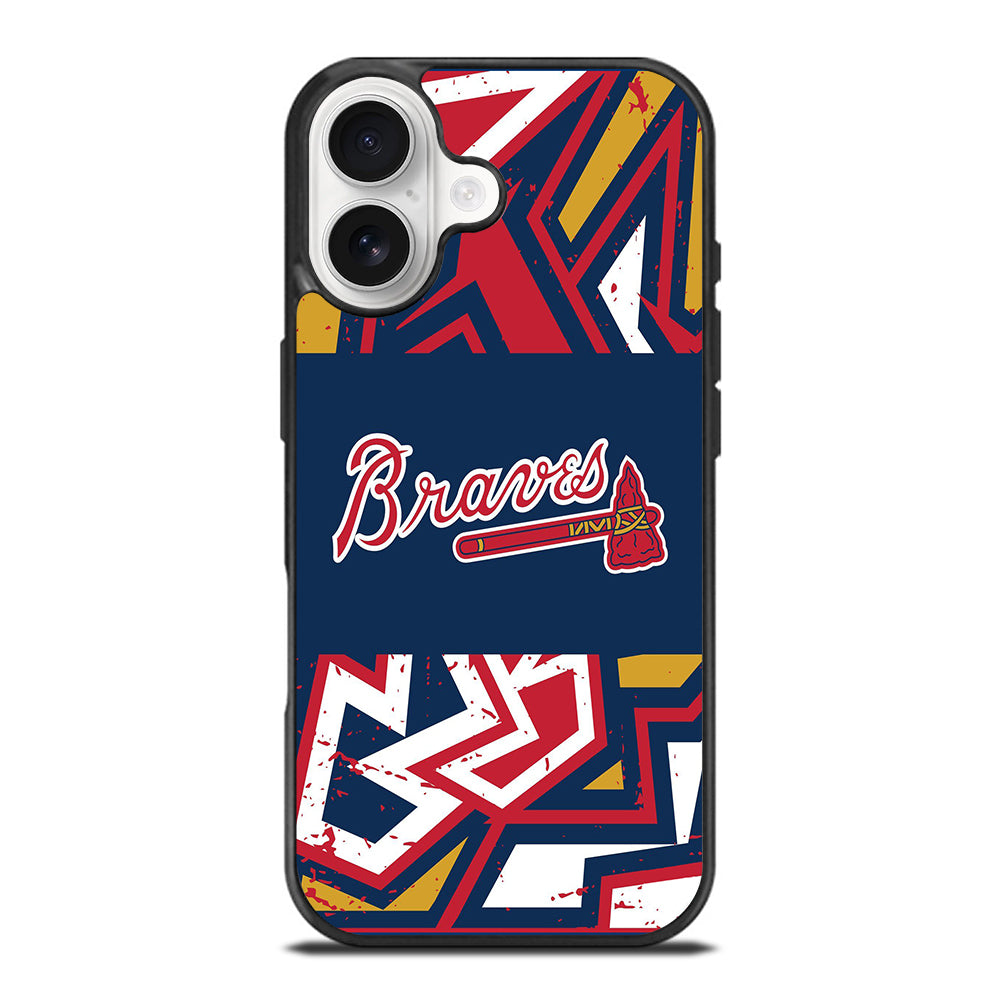 ATLANTA BRAVES ART LOGO 2 iPhone 17 Case Cover