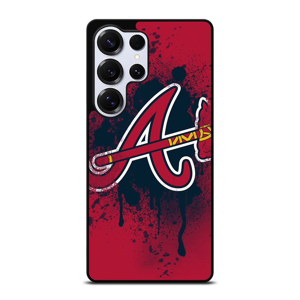ATLANTA BRAVES ART LOGO Samsung Galaxy S25 Ultra Case Cover