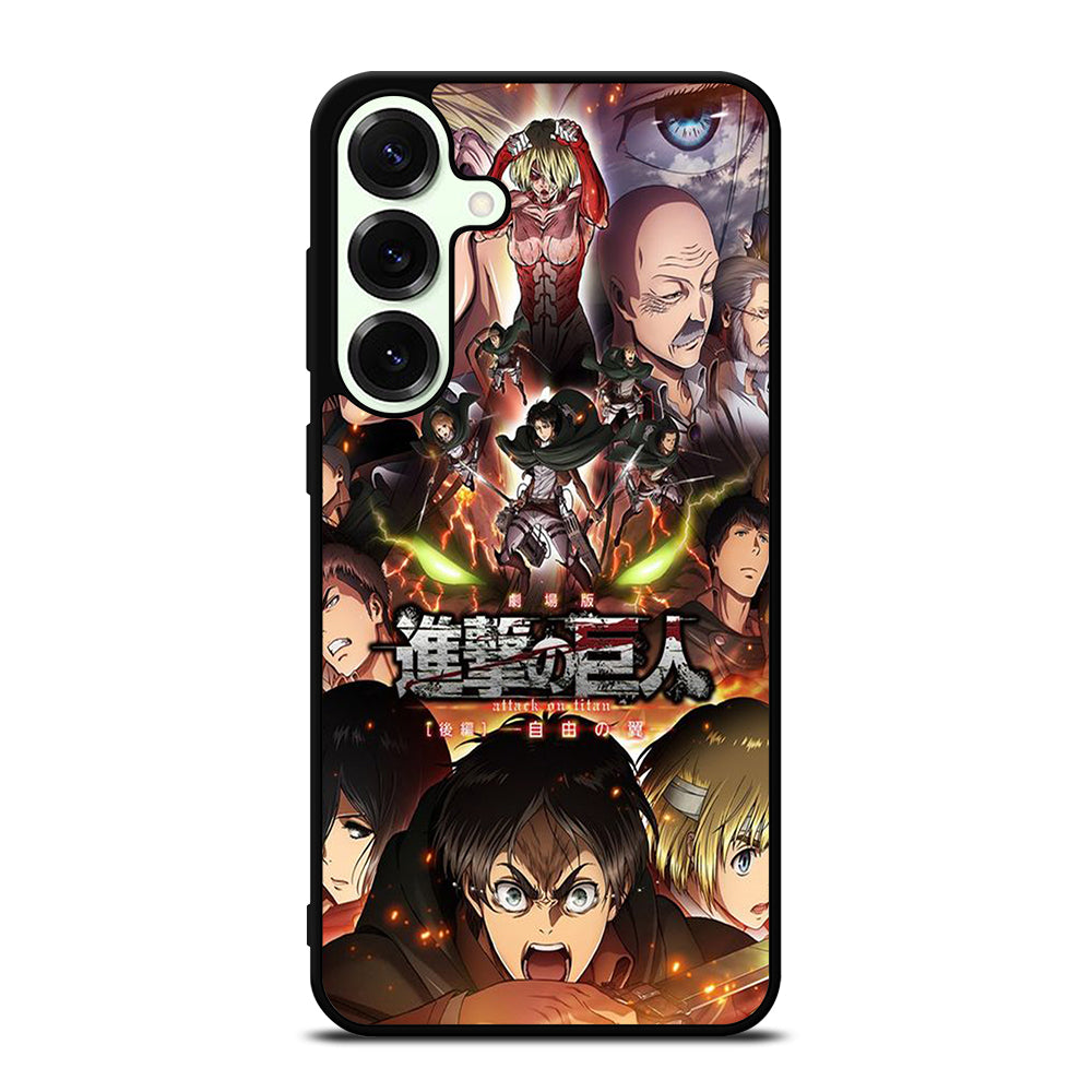 ATTACK ON TITAN CHARACTER ANIME Samsung Galaxy S25 Plus Case Cover