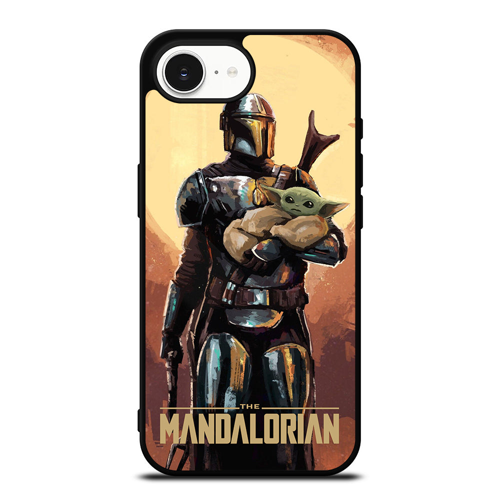 BABY YODA AND THE MANDALORIAN ART iPhone 16e Case Cover