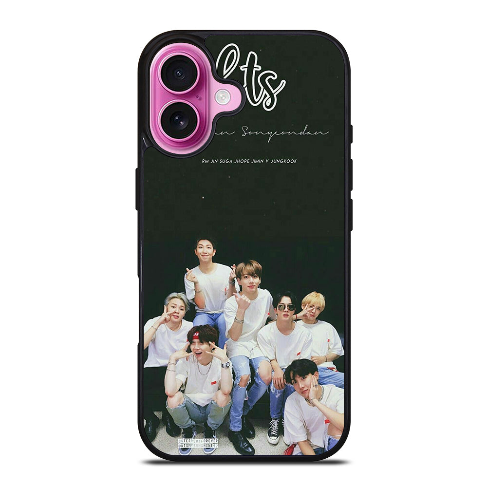 BANGTAN BOYS BTS KPOP GROUP iPhone 16 Plus Case Cover