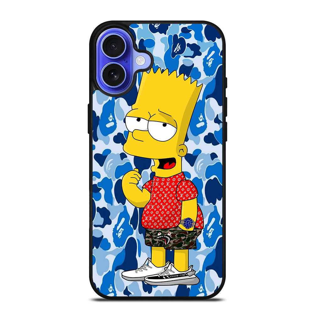 BAPE CAMO BLUE iPhone 16 Case Cover – casecentro
