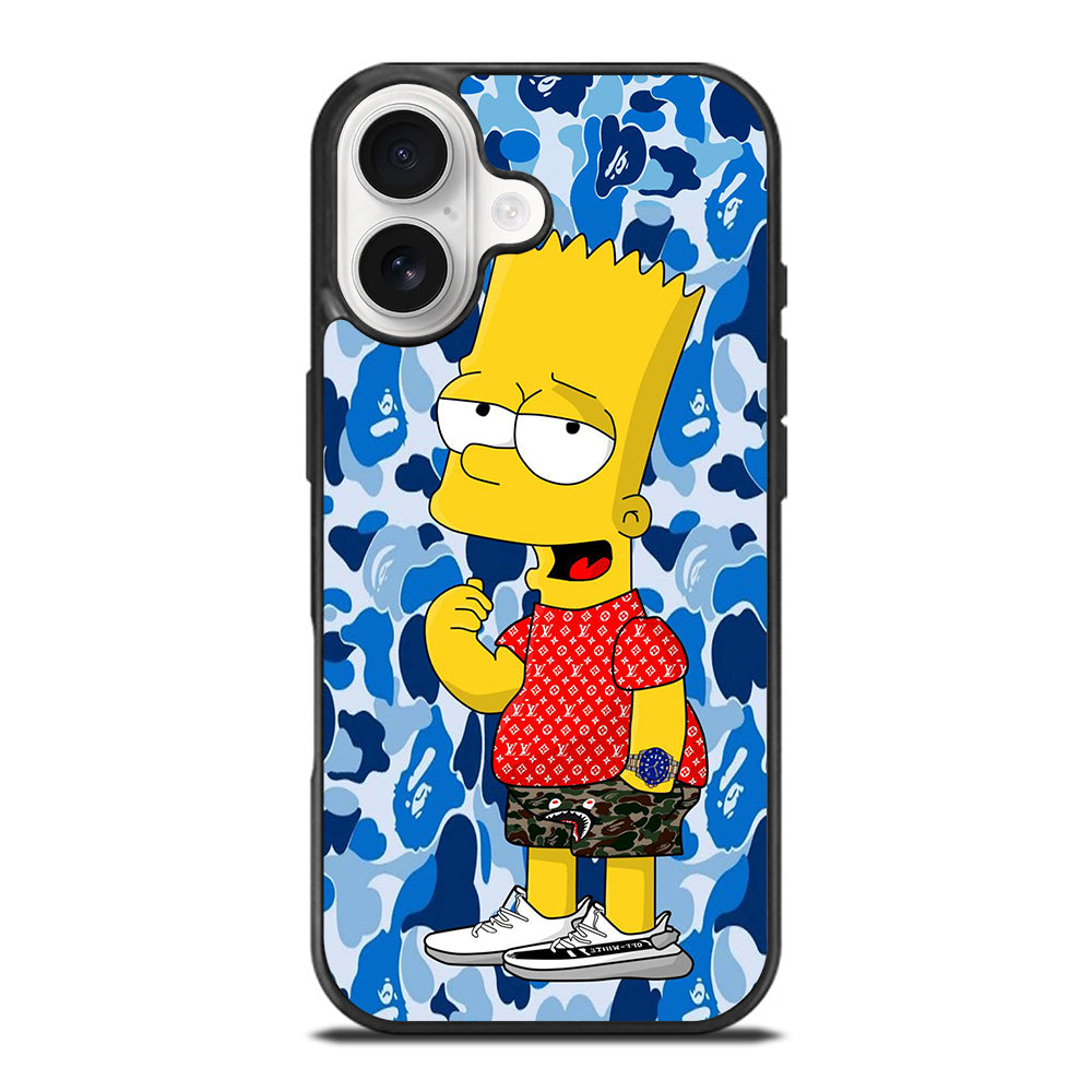 BAPE CAMO BLUE iPhone 17 Case Cover
