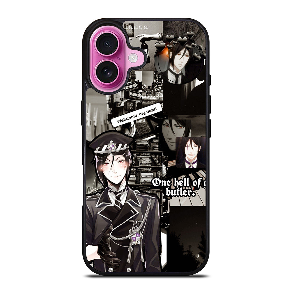BLACK BUTLER ANIME COLLAGE iPhone 16 Plus Case Cover