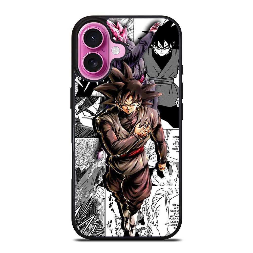 BLACK GOKU DRAGON BALL SUPER iPhone 16 Plus Case Cover