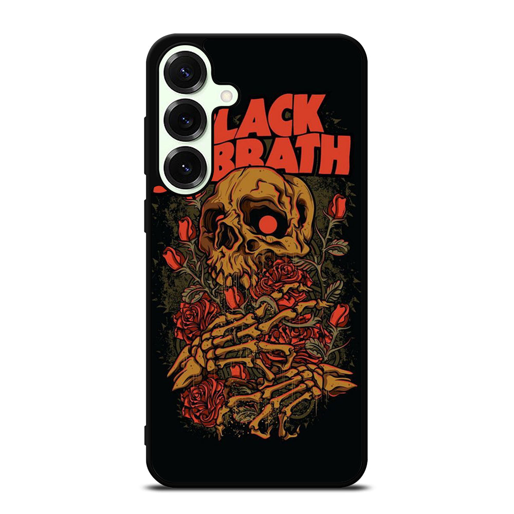 BLACK SABBATH SKULL ROSE LOGO Samsung Galaxy S25 Plus Case Cover
