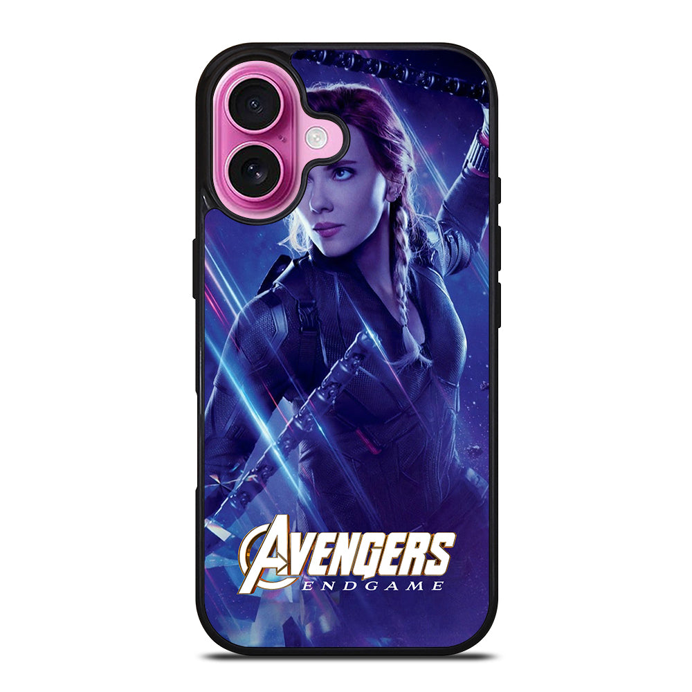 BLACK WIDOW AVENGERS ENDGAME iPhone 16 Plus Case Cover