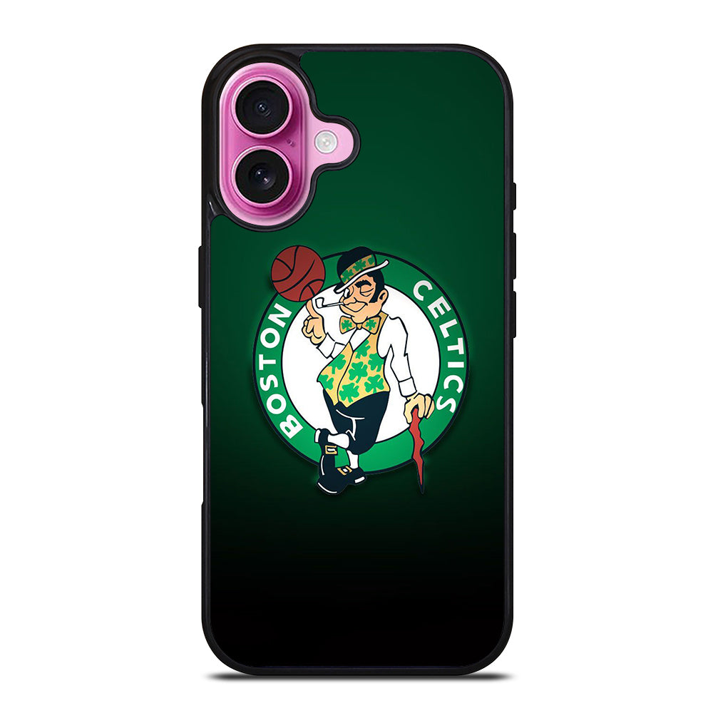 BOSTON CELTICS NBA LOGO 3 iPhone 16 Plus Case Cover