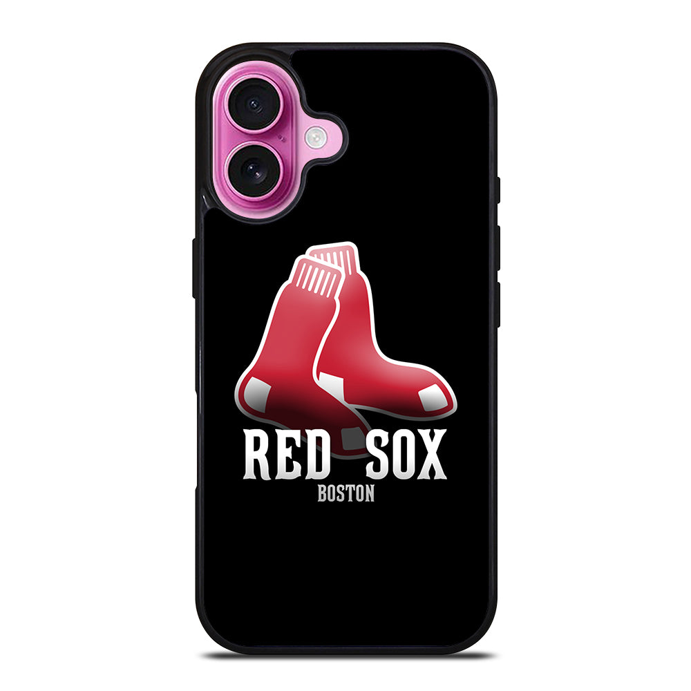 BOSTON RED SOX MLB LOGO 3 iPhone 16 Plus Case Cover