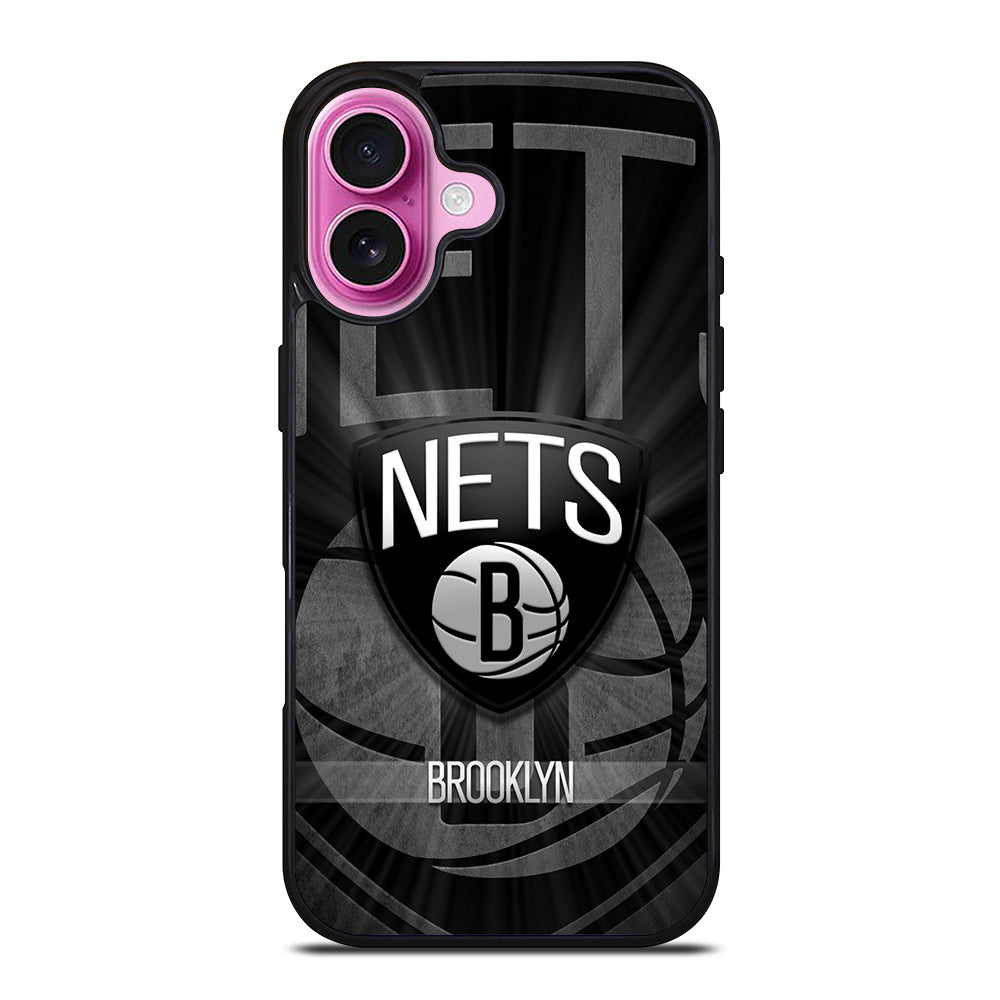 BROOKLYN NETS LOGO BASKETBALL iPhone 16 Plus Case Cover