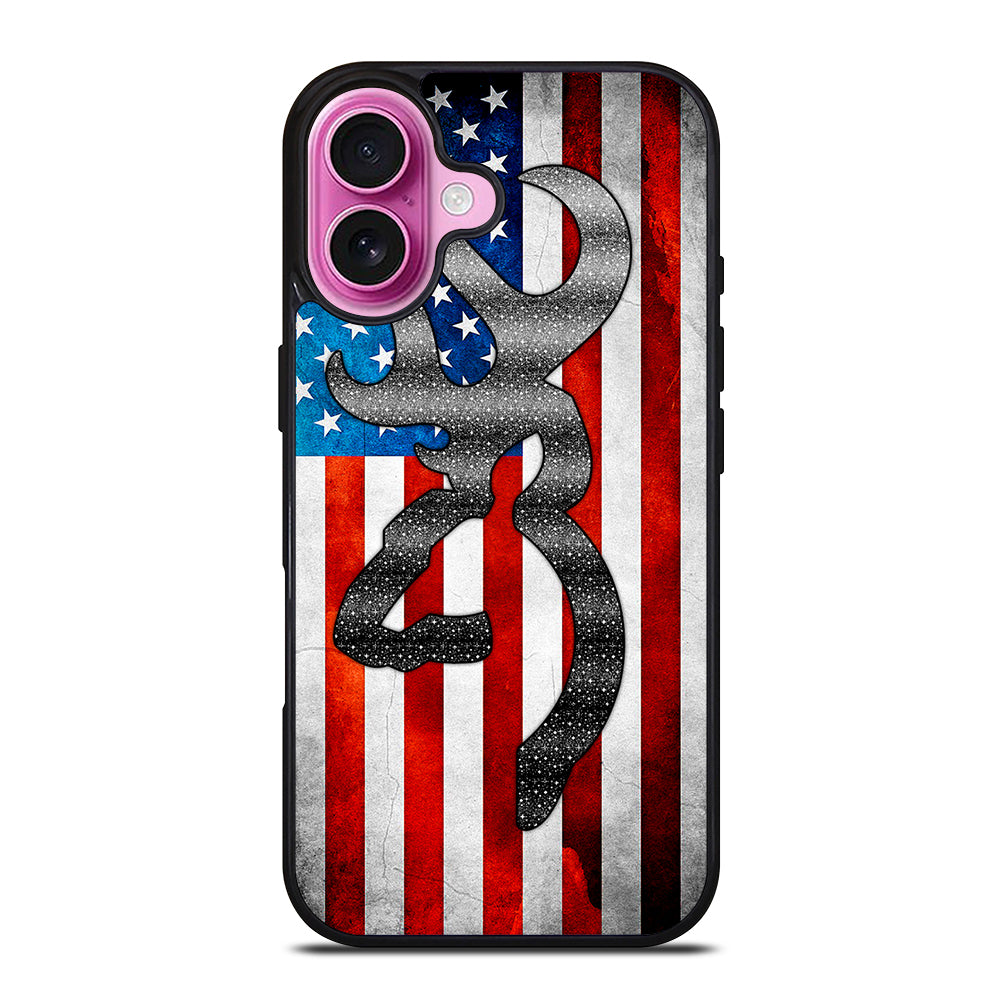 BROWNING DEER AMERICAN iPhone 16 Plus Case Cover