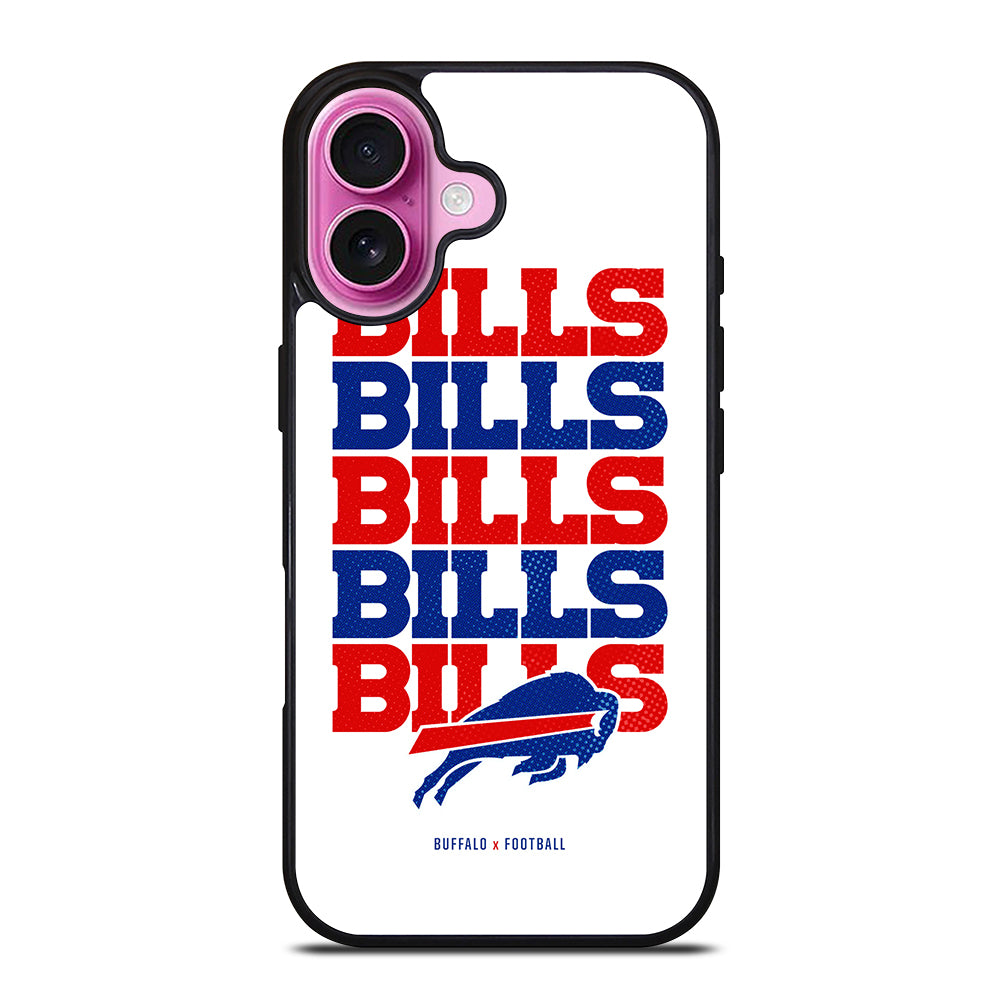 BUFFALO BILLS X FOOTBALL iPhone 16 Plus Case Cover