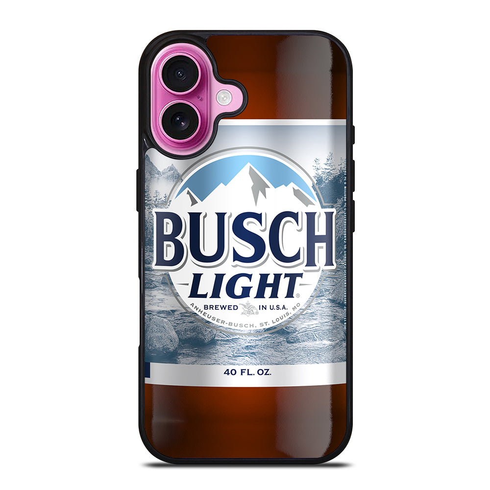 BUSCH LIGHT BEER BOTTLE iPhone 16 Plus Case Cover