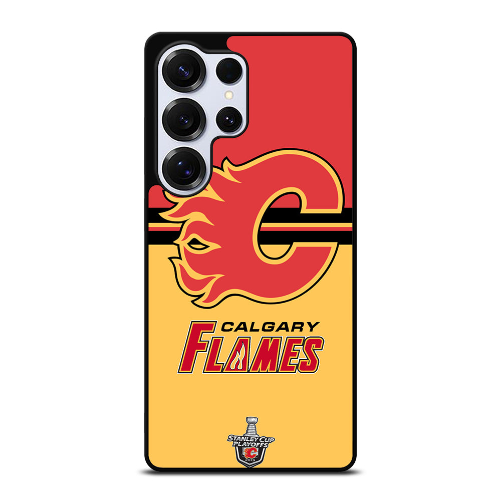 CALGARY FLAMES HOCKEY TEAM 3 Samsung Galaxy S25 Ultra Case Cover