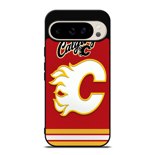 CALGARY FLAMES ICON 3 Google Pixel 9 Pro Case Cover
