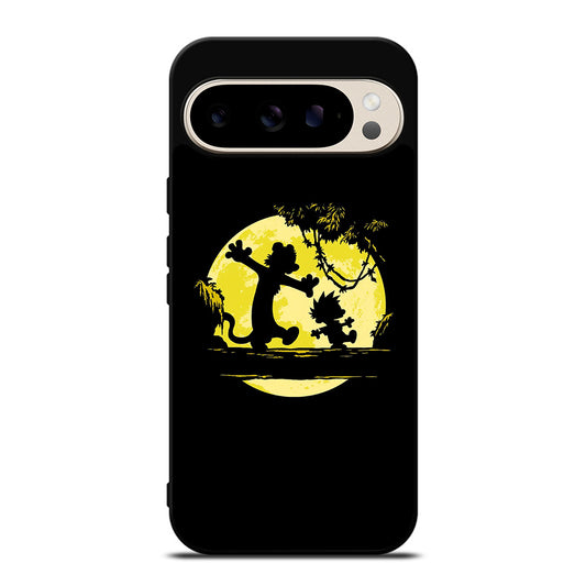 CALVIN AND HOBES SHADOW Google Pixel 9 Pro Case Cover