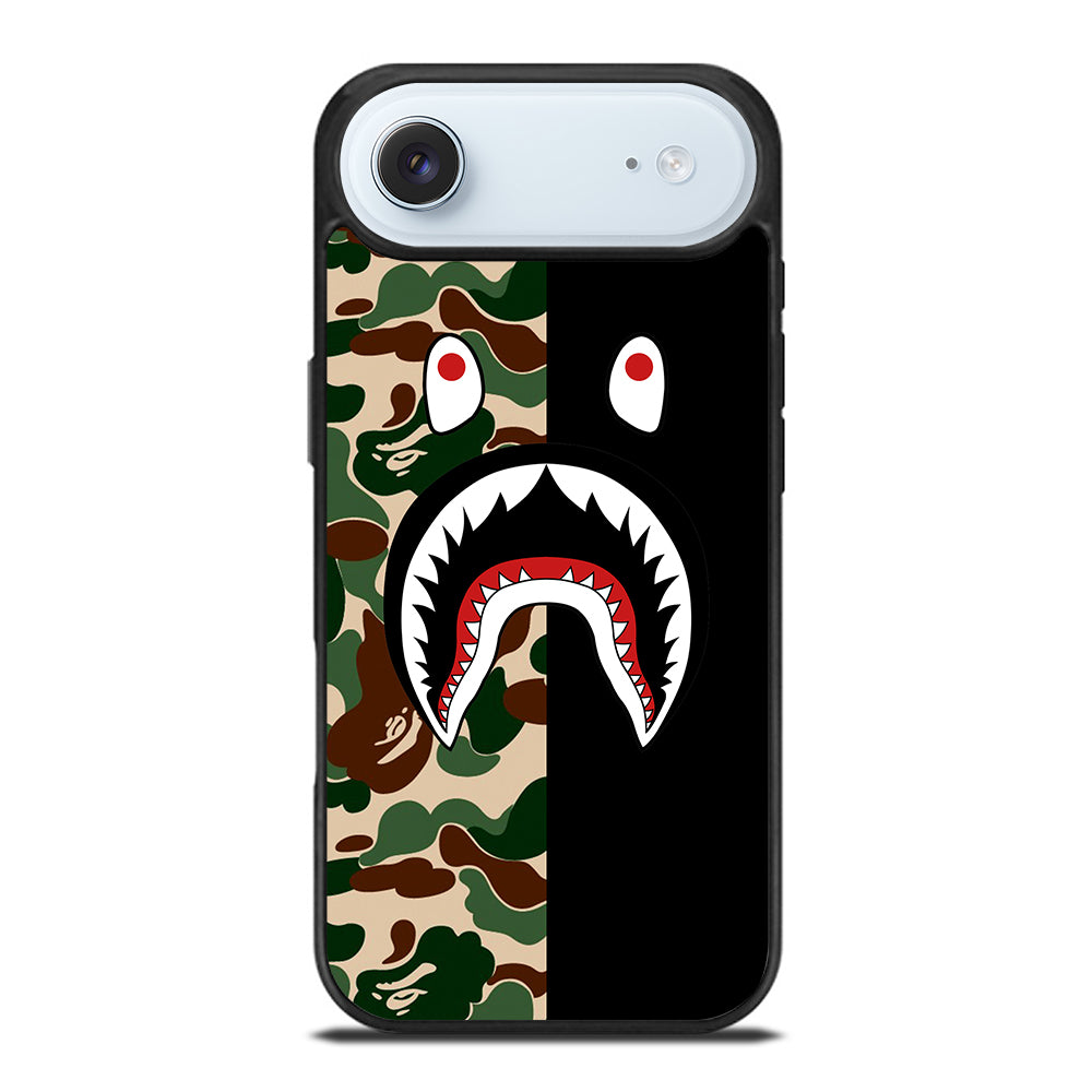 CAMO BAPE SHARK LOGO 2 iPhone Air Case Cover