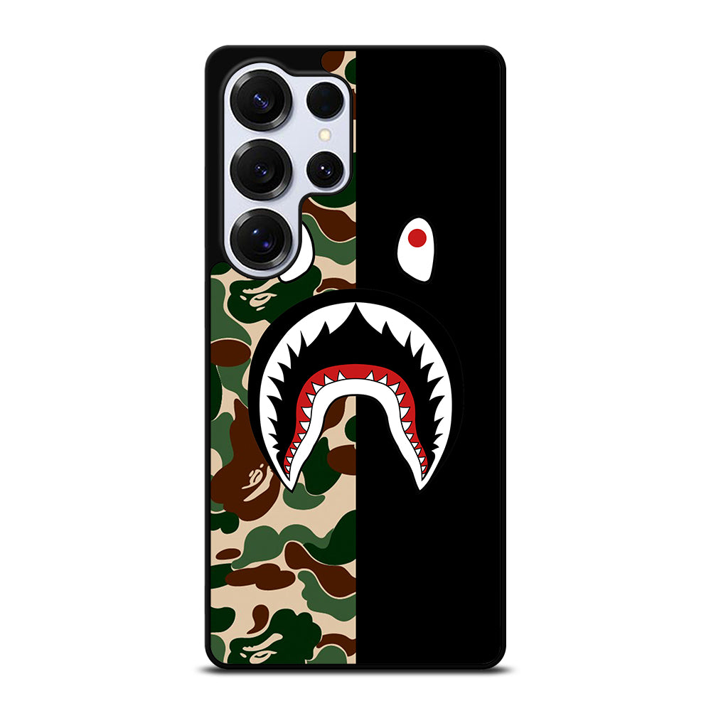 CAMO BAPE SHARK LOGO 2 Samsung Galaxy S25 Ultra Case Cover