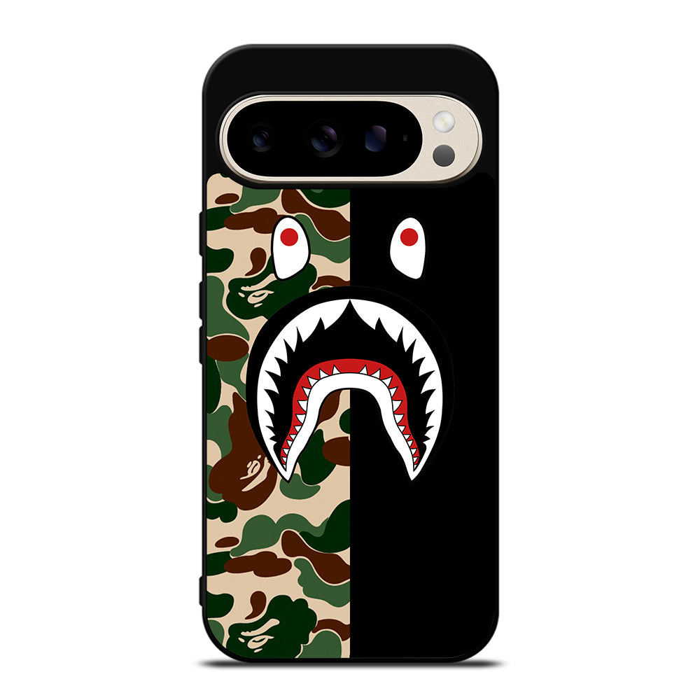 CAMO BAPE SHARK LOGO 2 Google Pixel 9 Pro Case Cover