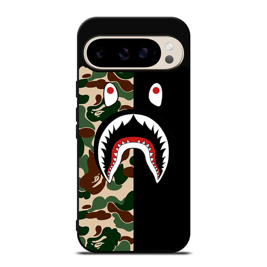 CAMO BAPE SHARK LOGO 2 Google Pixel 9 Pro Case Cover