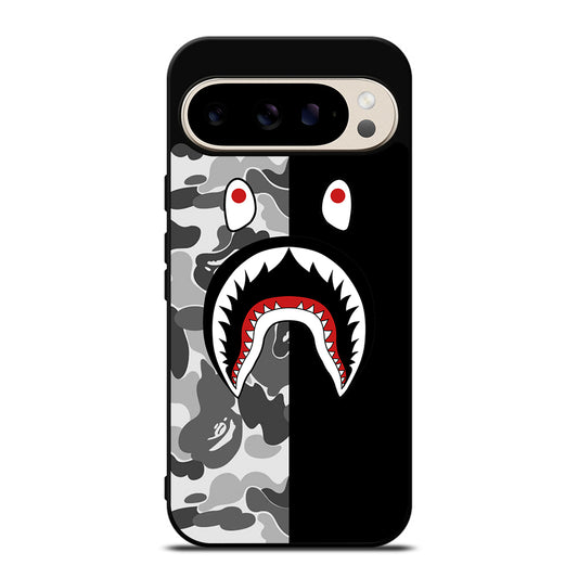 CAMO BAPE SHARK LOGO 3 Google Pixel 9 Pro Case Cover